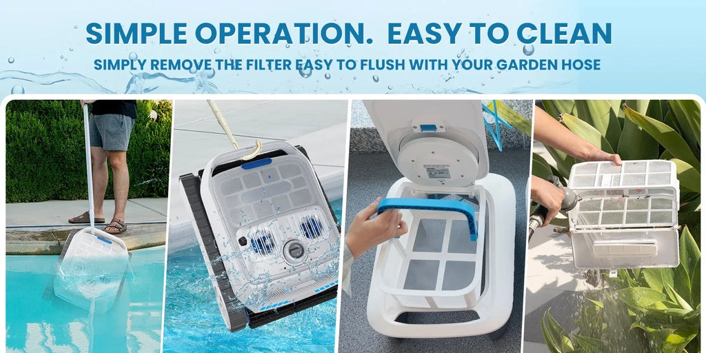 Swimming Pool Robot,PC200, Cordless Wifi,Cleaning Robot,APP Remote Control,Pool Vacuum,Smart Automatic Pool Vacuum Cleaner