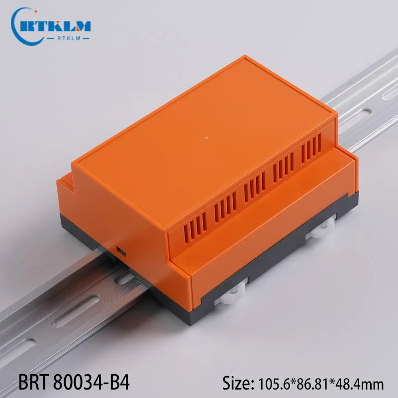 New Arrival ABS Smart Home Plastic Controller Enclosure PLC Electronics Plastic Sensor Enclosure Din rail box 105.6*86.81*48.4mm