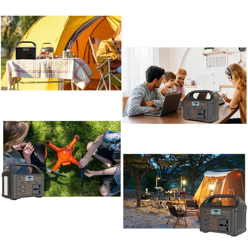 100W Solar Power Portable Station Camping Battery Generator Outdoor Lifepo4 Bank 110V 220V Supply Emergency Home Energy RV Led