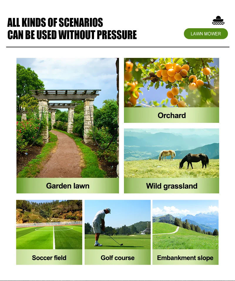 Customized Remote Control Lawn Mower Intelligent Mowing Robot Self-propelled High Horsepower All Terrain