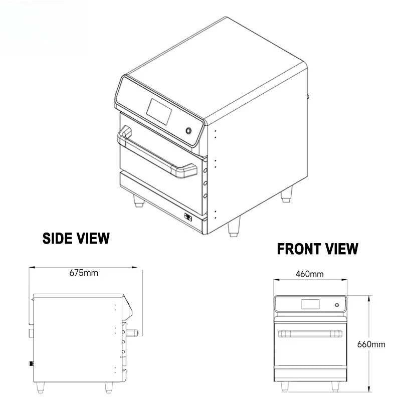 Customized Commercial Style High-Speed Microwave Oven Rapid Cooking Fast Heating Durable for Restaurant Use Premium Quality