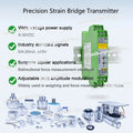 Precision Weighing Transmitter Strain Bridge Force Measurement Pressure Tension Millivolt MV Signal Amplifier 0-20mA ± 10V