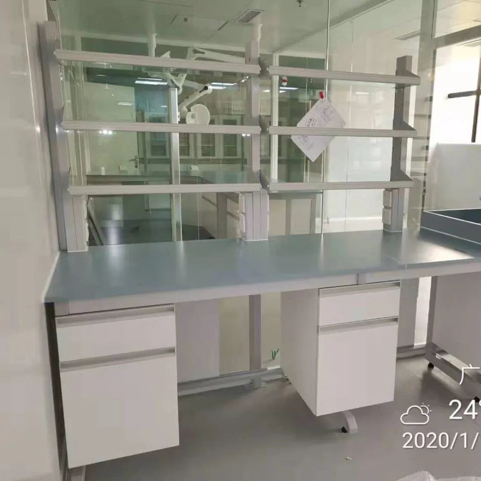 All-steel experimental table Laboratory workbench Chemical physics operation bench Mouth frame Laboratory test bench experiment
