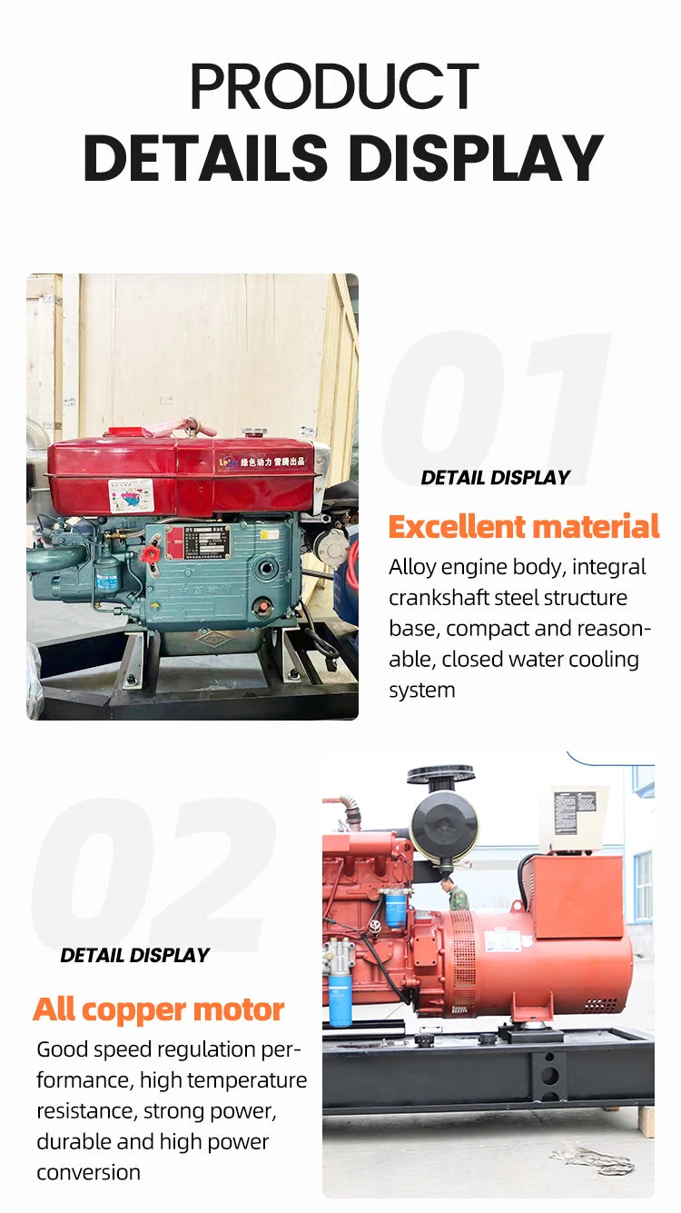 80kw Genset 100kva 200kva Generator Set 300kw 500kva 800kva Open Silent Type Diesel Generator Set Engine Manufacturer in China