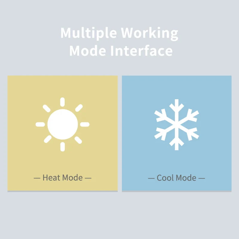 Smart Wifi Thermostat for AC Energy Saving HVAC Fan Coil Temperature Controller Flexible Square Shape for Hospital Cold Room