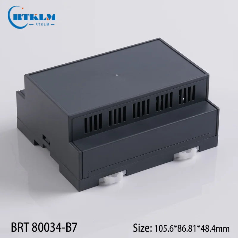 New Arrival ABS Smart Home Plastic Controller Enclosure PLC Electronics Plastic Sensor Enclosure Din rail box 105.6*86.81*48.4mm