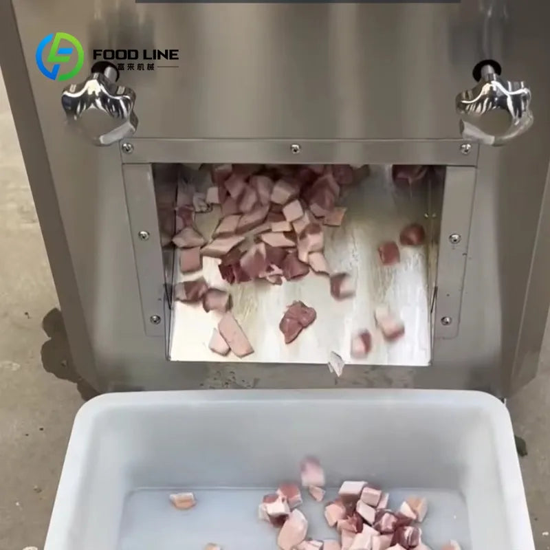 Customized Commercial Fully Automatic High-Efficiency Meat Cutter Machine for Meat Processing Plants with Core Motor Component