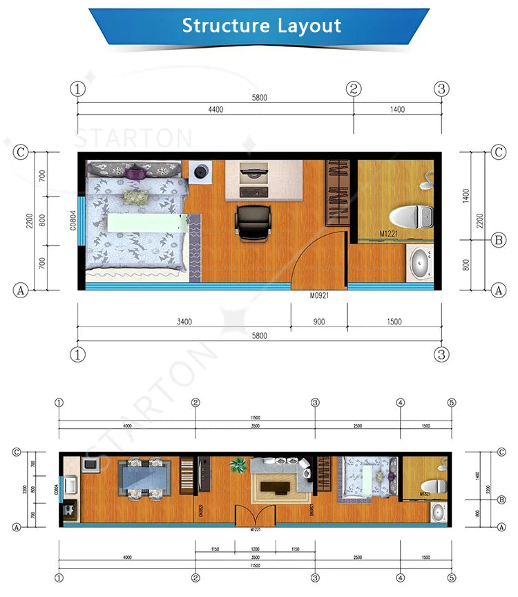 Outdoor Office Pod Homes Prefabricated Modern Mobile Cabin Prefab House Capsule Home