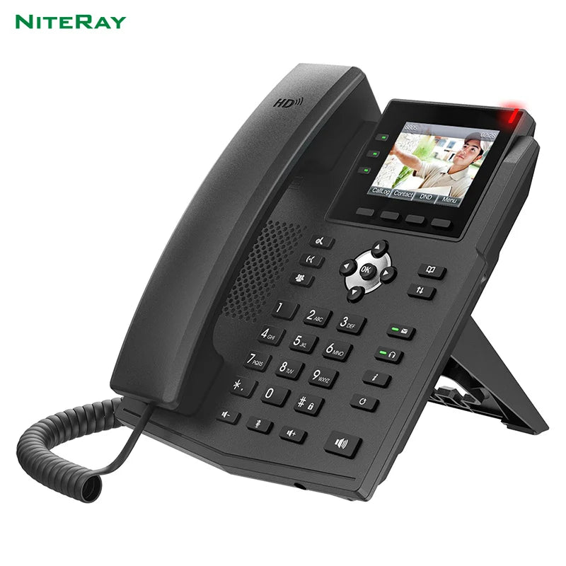 Fanvil Smart Business Office Network SIP Video Phone US Wireless WIFI Function 1080P Display Telephone Landline LCD Multimedia