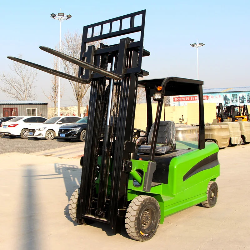 Industrial Electric Forklift 1.5 Ton 3m Lift Height All Terrain Forklift for Warehouse Material Handling Lifting Equipment