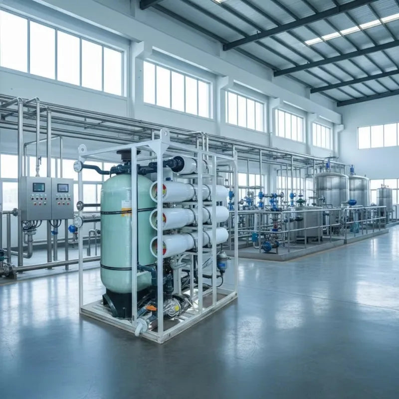 Large-scale Industrial Fully Automatic Purified Water RO Reverse Osmosis Pump Pressure Vessel Water Treatment Equipmentcustomize