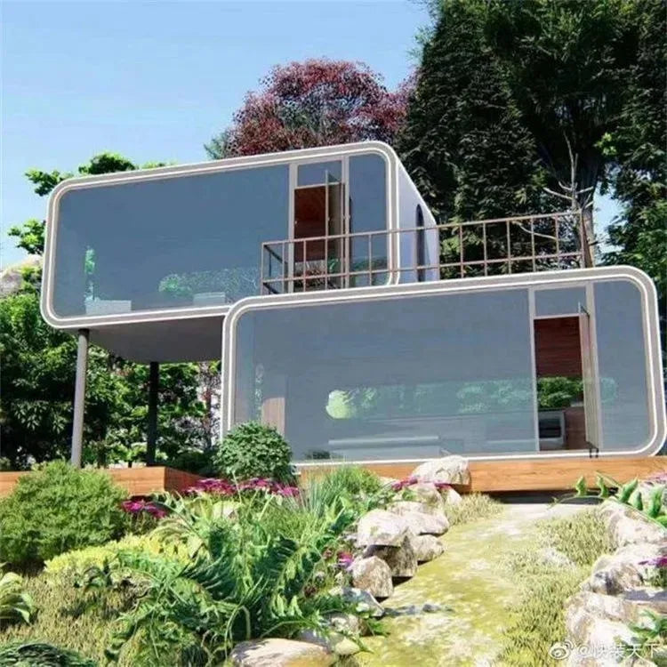 Outdoor Office Pod Homes Prefabricated Modern Mobile Cabin Prefab House Capsule Home