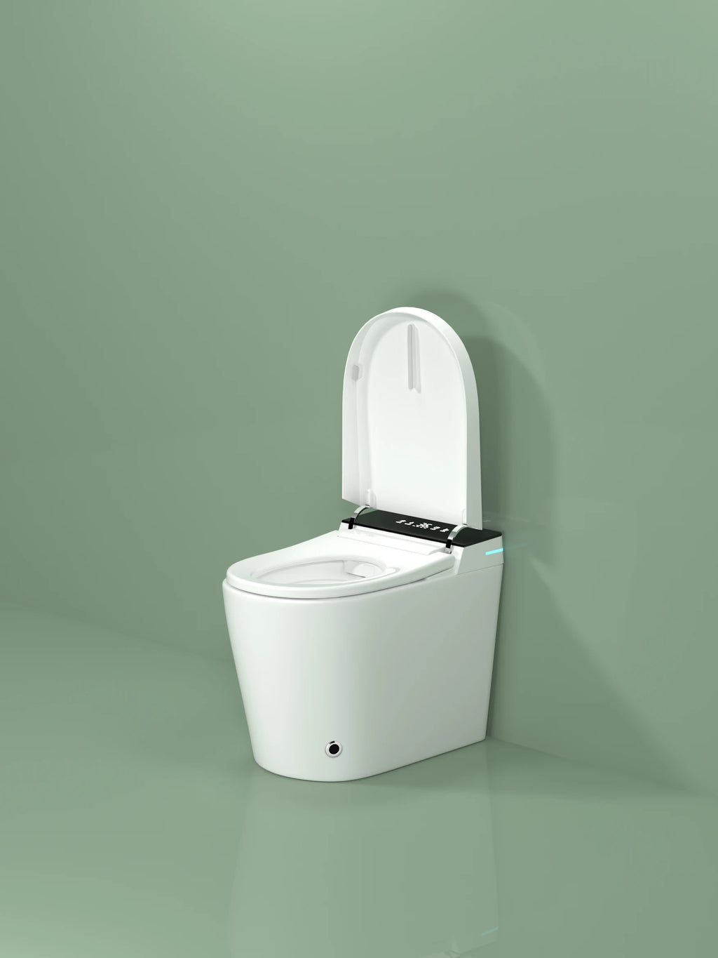 Smart Toilet Automatic Bathroom Floor Mounted Intelligent Smart Electric Toilets Bowl Auto Flush Foot Sensor Smart Toilet