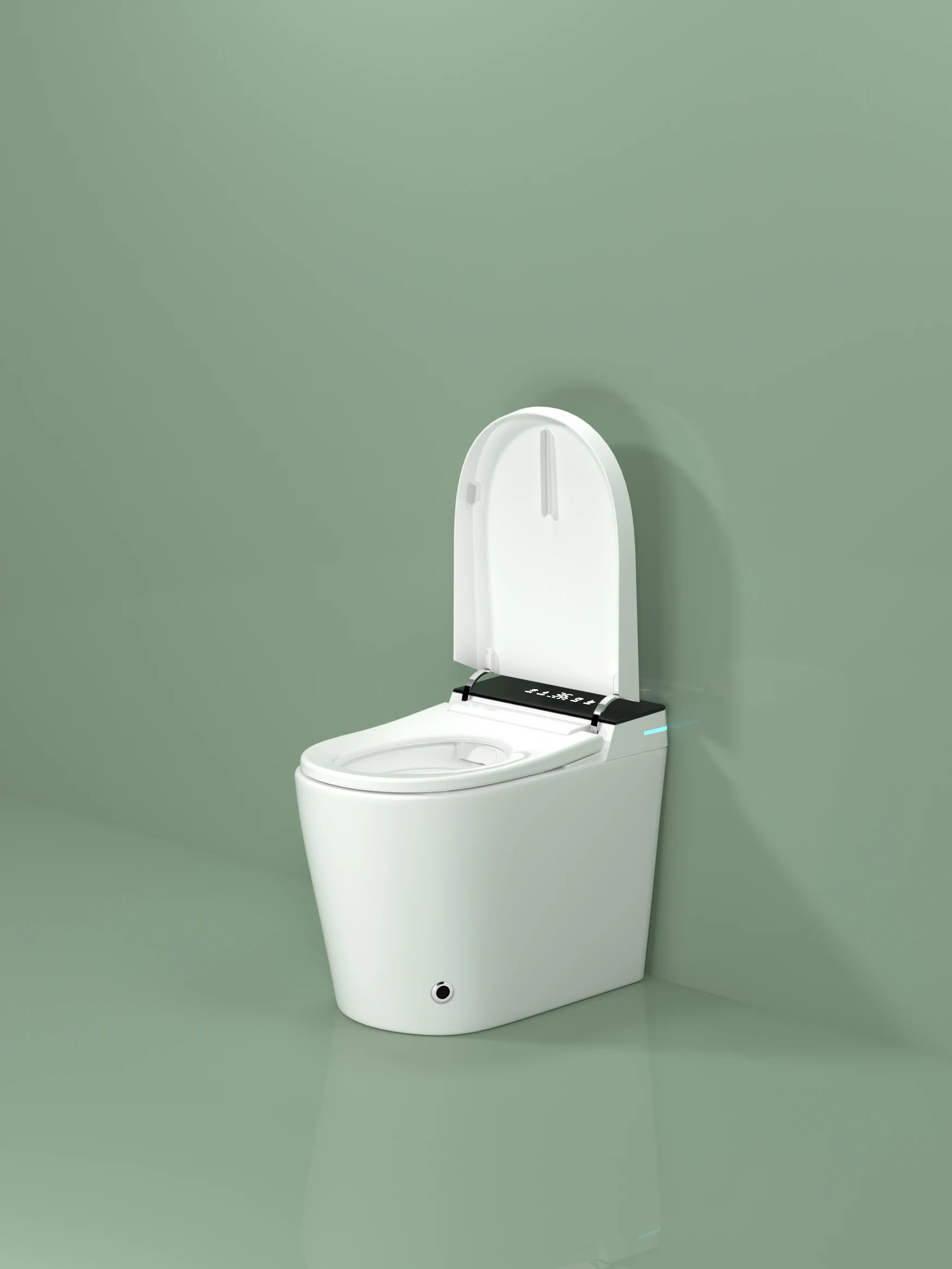 Smart Toilet Automatic Bathroom Floor Mounted Intelligent Smart Electric Toilets Bowl Auto Flush Foot Sensor Smart Toilet