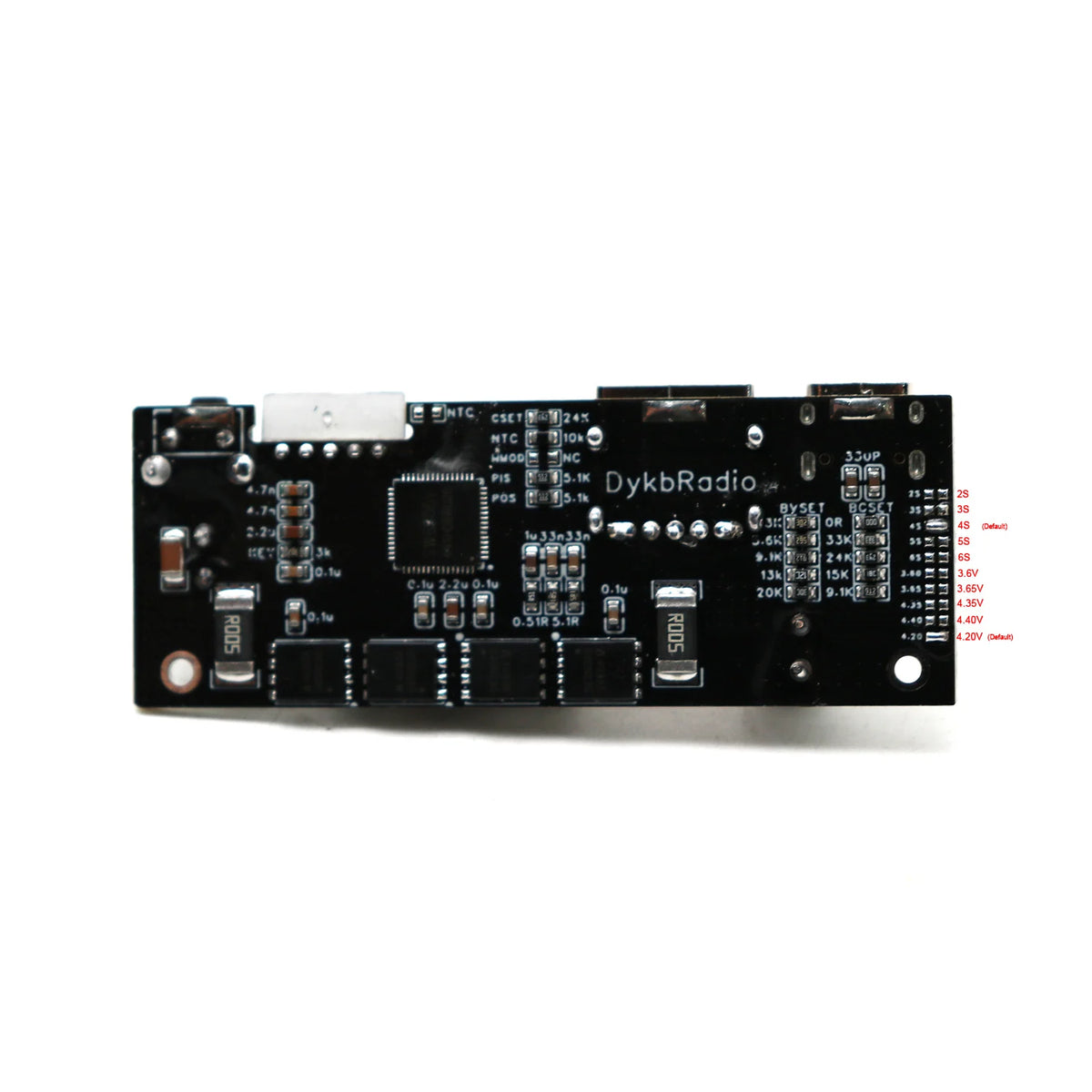 PD3.1 100W Bidirectional Fast Charger Power Bank Board Boost Buck 2S 3S 4S 5S 6S Battery Charging Discharging Li Ion Lifepo4 BMS