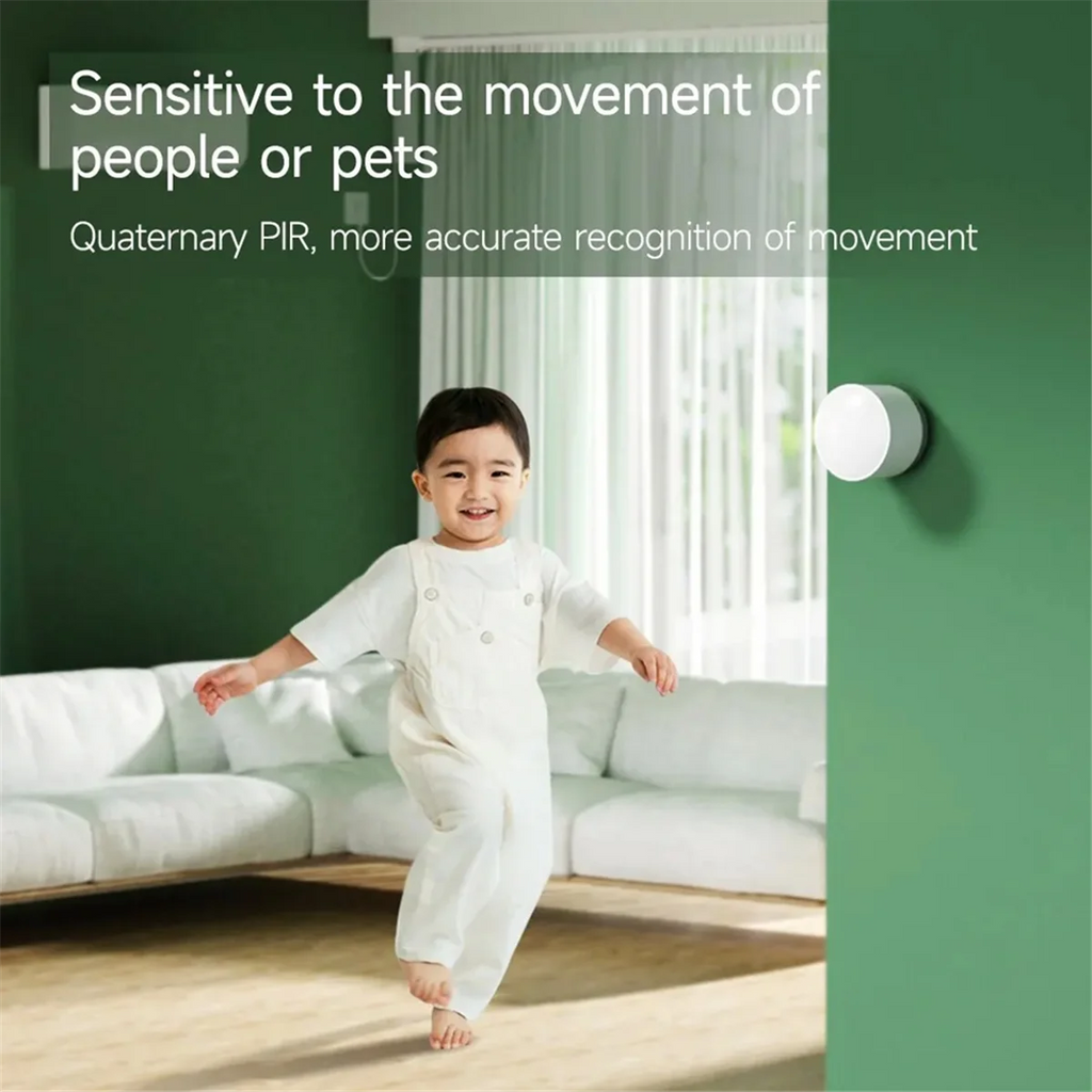 ABZD Human Body Sensor HS1,Smart PIR Motion Sensor and Light Sensor for Home Security and Automation