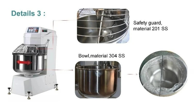 FL Customized Wholesale High Efficiency Dough Mixer, Commercial Bread Flour Mixing Bakery Machine