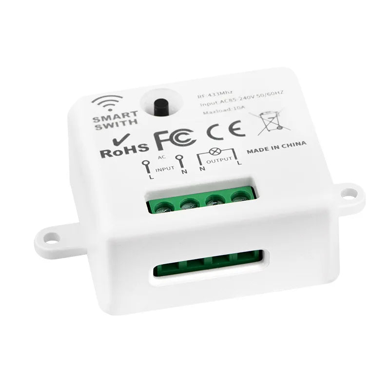433Mhz Smart Furniture Remote Control Single-way Wireless Remote Control Switch Small Volume Control  for Home Led Light Lamp