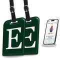 Initials Bag tag E  [pack 2]