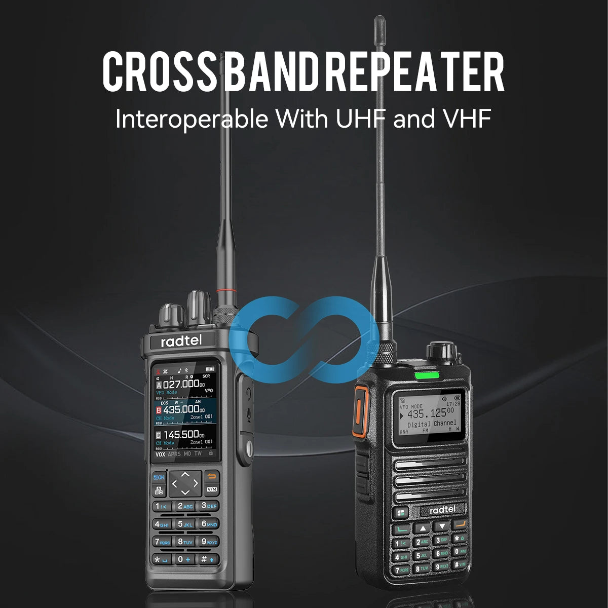 Radtel RT-950 PRO Walkie Talkie AM/FM/CB/LSB/USB/CW Receiver with GPS APRS 10W Bluetooth Phone Programming Ham Radio RT-950PRO - Image 12