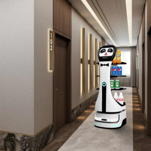 Intelligent Restaurant Waite Autonomous Robots and Restaurant and Hotel Food Delivery Robots