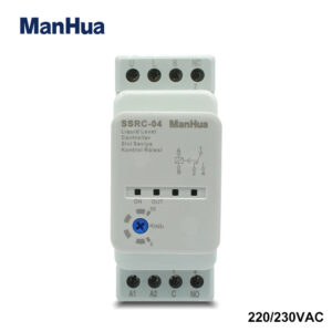 ManHua 220/230VAC 50/60Hz DIN rail SSRC-04 liquid level controller adjustable 5-50kΩ