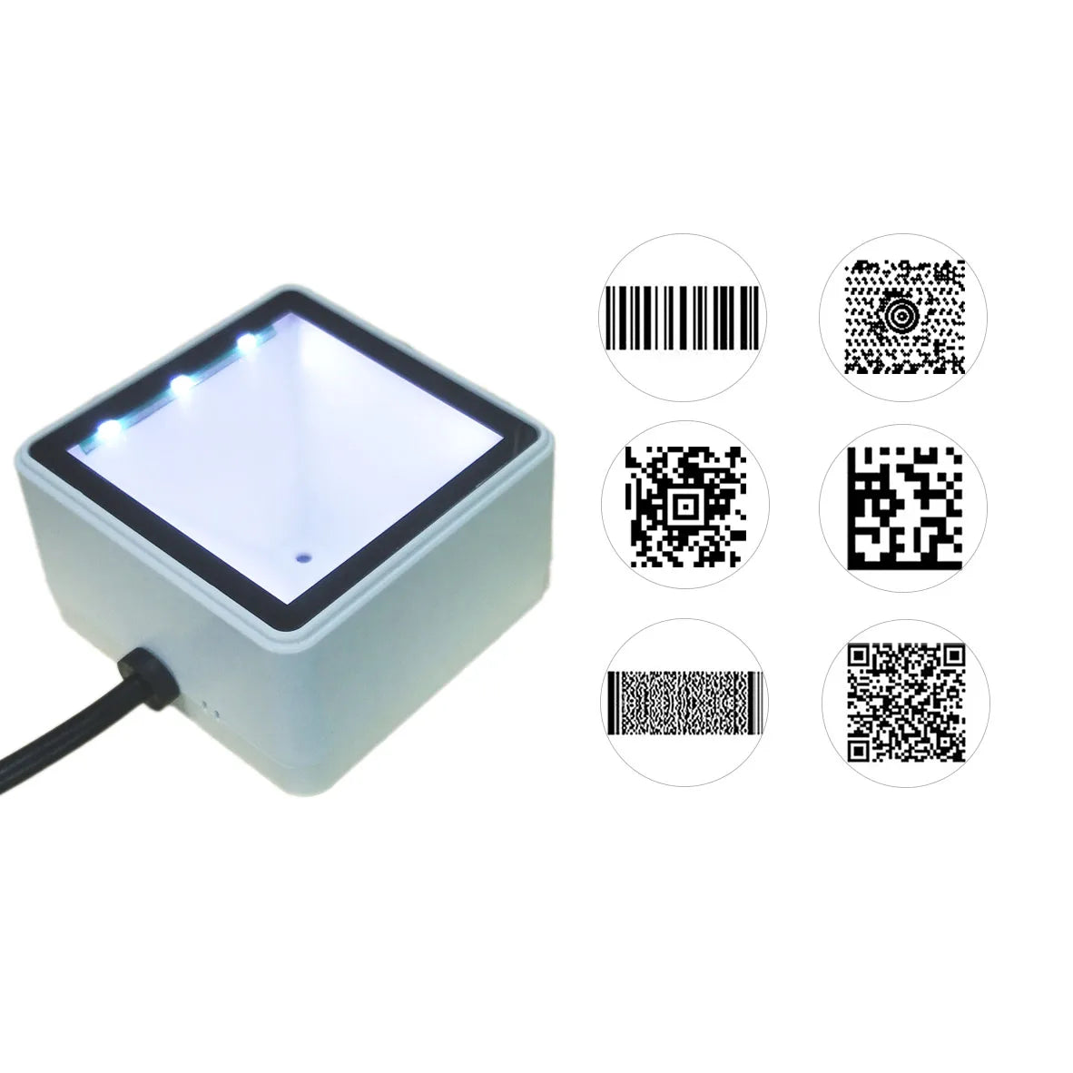 TEKLEAD Embedded 2D Barcode Scanner Module Wired USB Mini Size 1D QR Code Reader Easy to Install - Image 3