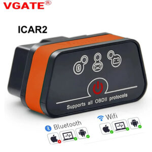 Icar2 Vgate V2.1 OBD2 Scanner Bluetooth Wifi Automotive Diagnostic Scanner Tool OBD II Code Reader for Android/PC/IOS