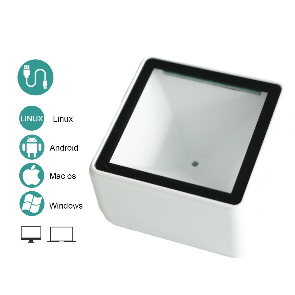 TEKLEAD Embedded 2D Barcode Scanner Module Wired USB Mini Size 1D QR Code Reader Easy to Install - Image 2