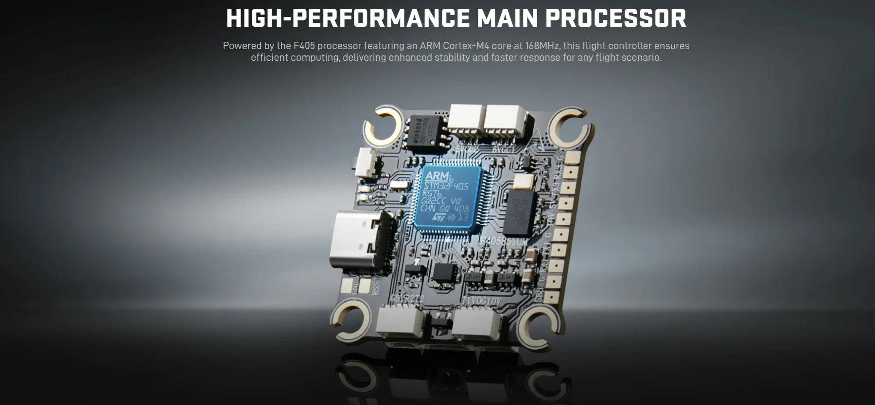 Air Force FT405-60A-CGM Flight Controller & Electronic Speed Controller Mini Stack for FPV Freestyle Drones Racing Drone - Image 8