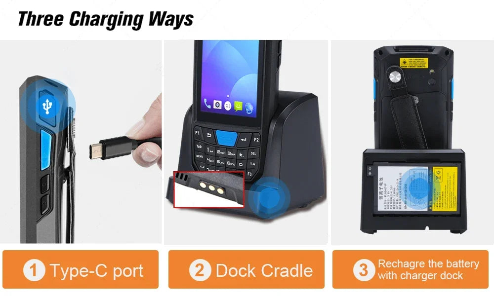 RUGLINE PDA Android Handheld Terminal Honeywell Barcode Scanner 1D 2D QR Portable Data Collector Terminal Device With 4G NFC - Image 9