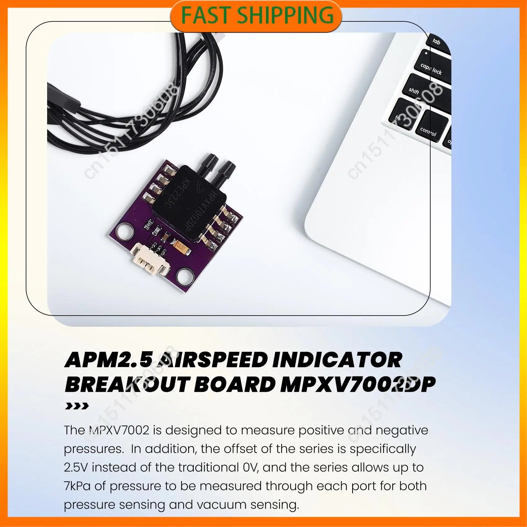 MPXV7002DP sensor board view 4