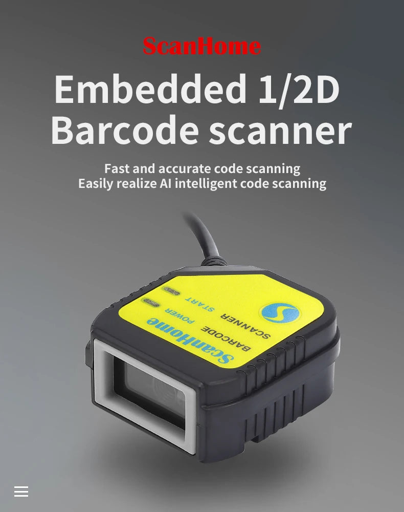 Embedded Barcode Scanner BarCode Reader code reader fixed Mounted code Engine Module USB 1D/2D QR PDF417Code ScanSH-400 - Image 7