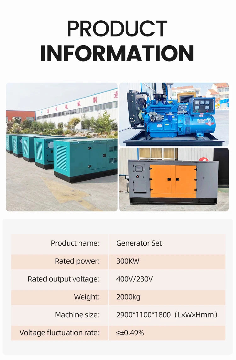 80kw Genset 100kva 200kva Generator Set 300kw 500kva 800kva Open Silent Type Diesel Generator Set Engine Manufacturer in China - Image 12