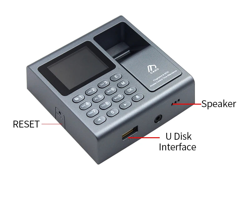 Biometric Fingerprint Scanner RFID Access Control System 1000 User USB Time Recorder Attendance Employee Machine - Image 15