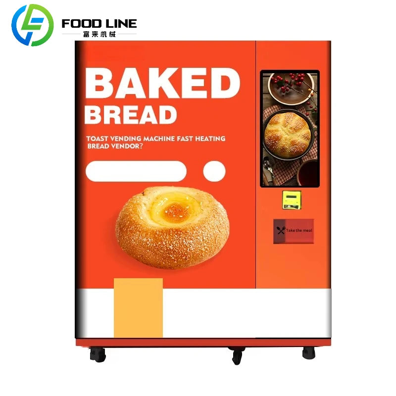 Custom Automated Hot Food Vending Machine for Business Commercial Self Service Hot Meal Vending Machine with Touch Interface - Image 5