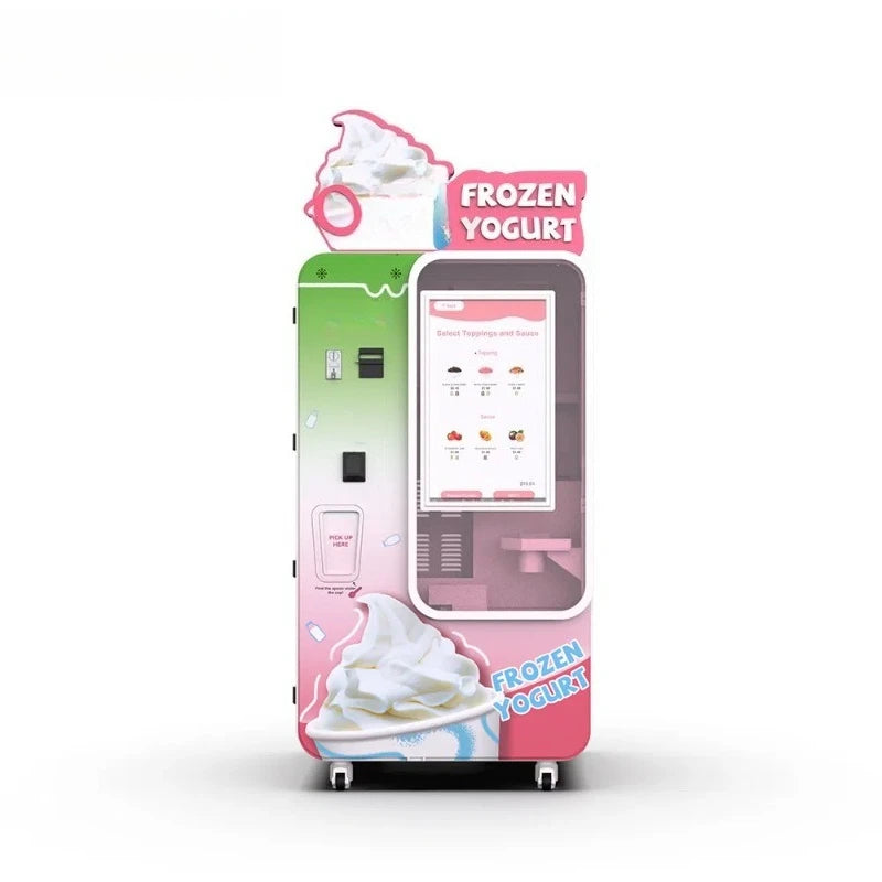 Customized Soft Ice Cream Machine for Retail Vending Projects Energy Efficient High Output Cost Effective Ideal for Business - Image 2