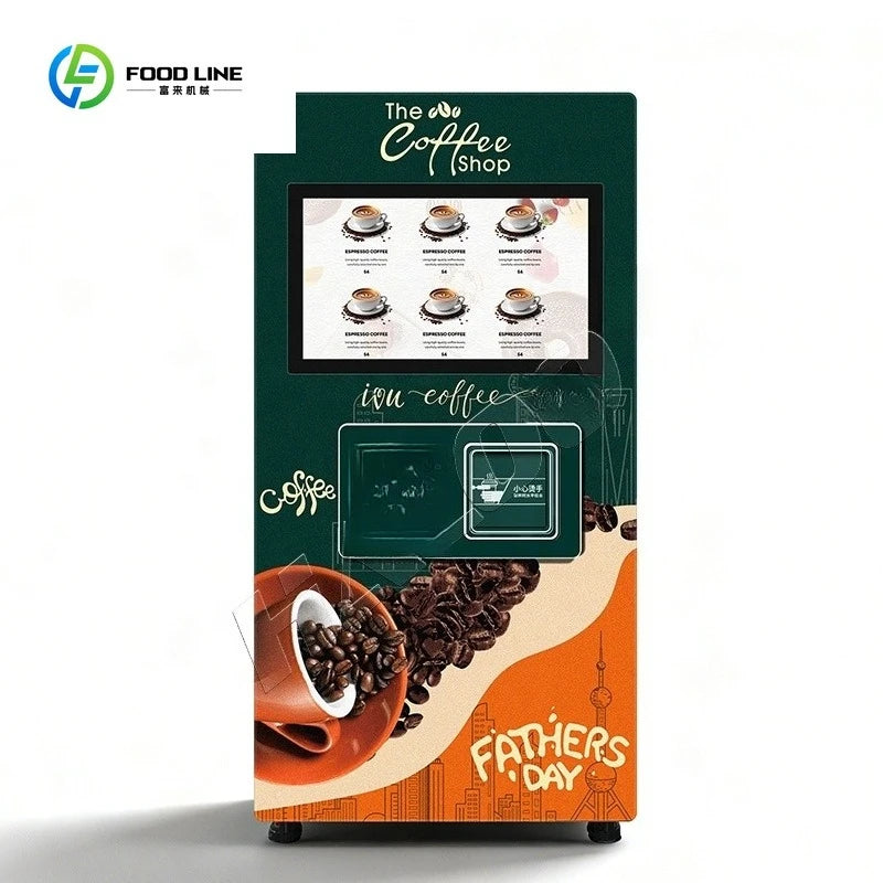 Fully Automatic Commercial Unmanned Self-Service Capsule Coffee Machine Hot Drink with SDK Function - Image 4