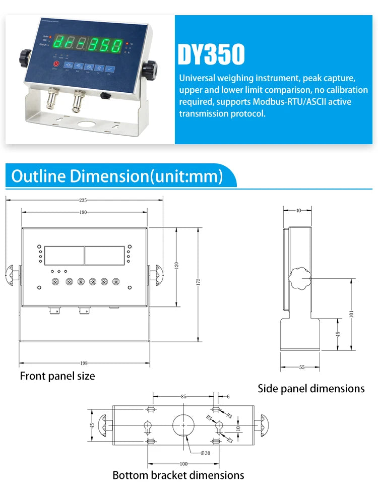 DY350 Controller: All-in-One Solution for Industrial Batching and Quantitative Packaging with Precision Weighing - Image 11