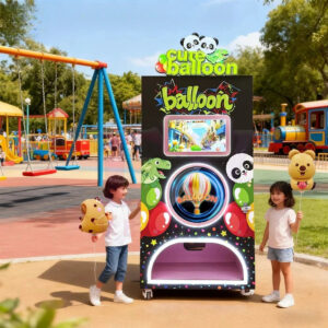 Custom Logo Commercial Automatic Balloon Vending Machine Efficient Coin Card Payment Options Retail Business Use High Efficiency