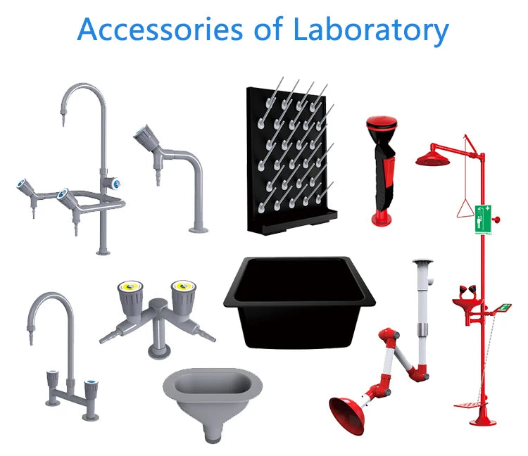 LaboratoryExhaust Hoods Fume Cupboards Chemical Biological All Steel Ducted Fume Cabinets Stainless Steel Worktop Fume Hood - Image 16