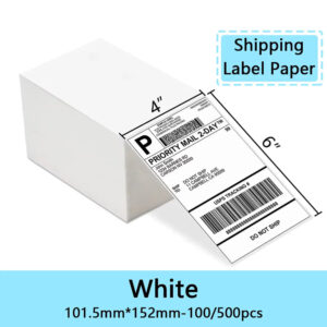 4"x6" inch Thermal Label Paper 100x150mm 100/500PCS For Thermal Shipping Labels DHL UPS Express Barcode For 9220/9210/246S/D200