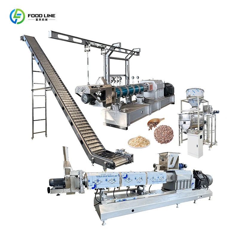 Custom Automated Process Control Oatmeal Cereal Making Machine Consistent Product Shape Mini Cereal bar Making Machine - Image 5