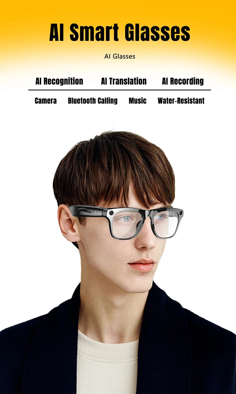 HD Camera 1080P AI Smart Glasses Multifunctional Variable color Bluetooth Call Voice Assistant Music Player Smart Translation - Image 7
