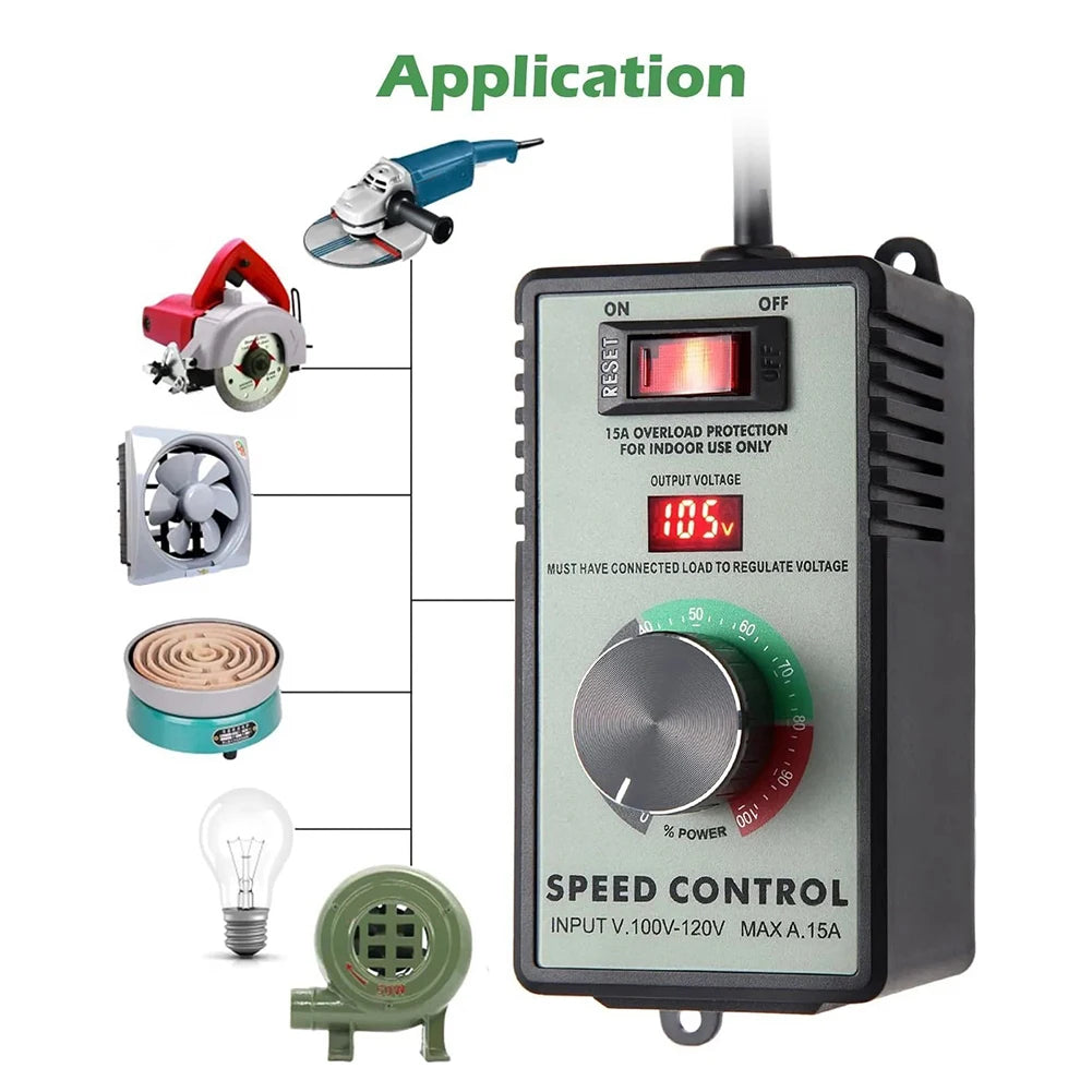 AC Voltage Regulator Electronic Speed Controller Indoor Use Only High-Precision Adjustment Longer Service Life For Angle Grinder - Image 6