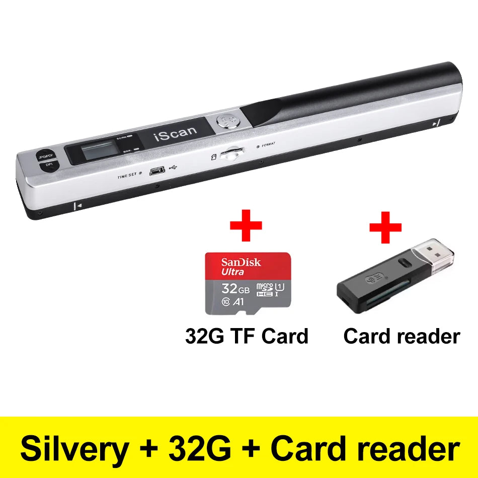iScan01 Portable A4 Document Reader Scanner 900DPI For Contract Books Office Business Handheld Mobile Scanners JPG PDF Format - Image 23