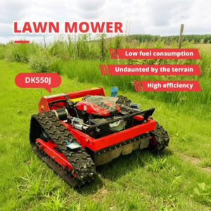 Customized High-Quality Remote-Controlled Crawler Lawn Mower Robot for Home & Farm Use, Smart Garden Mower with Durable Tracks