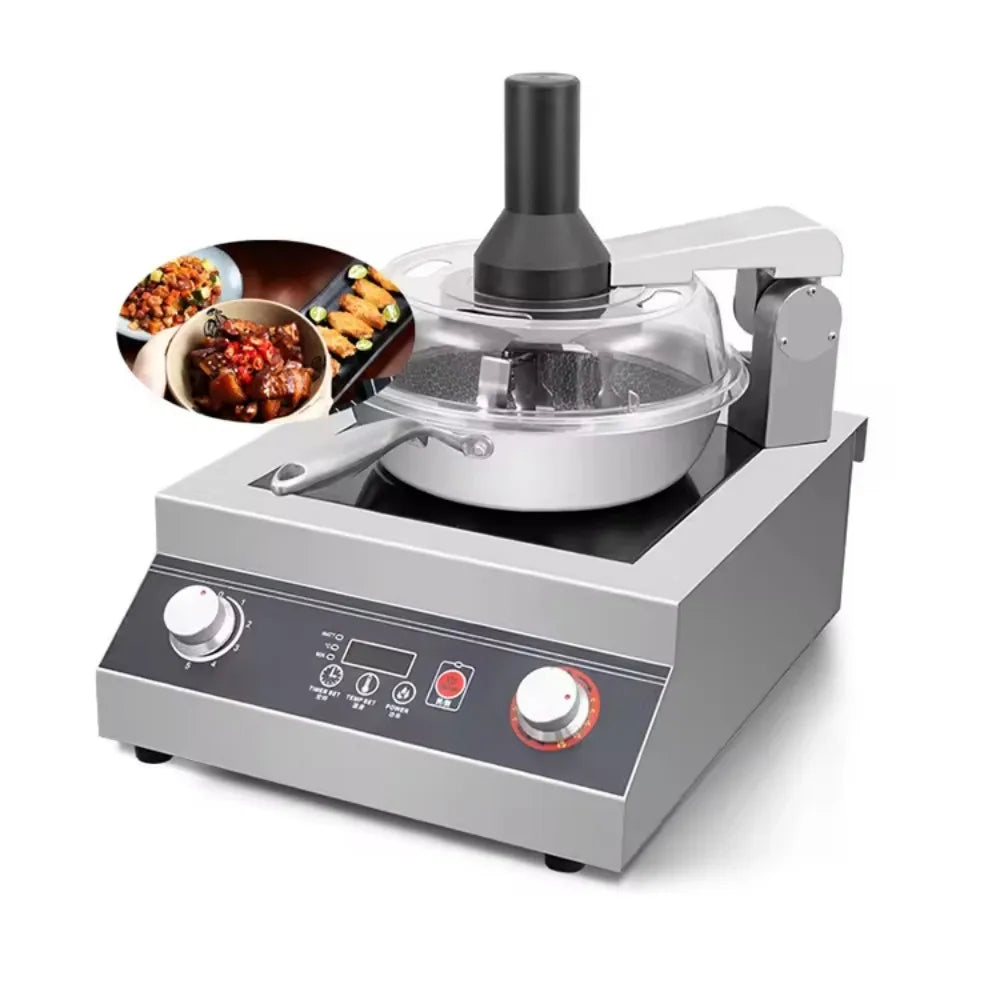 Commercial Cooking Robot Machine All-in-One Kitchen Cooker with Blender, Multifunctional, Fast Heat, Easy Clean, for Restaurant