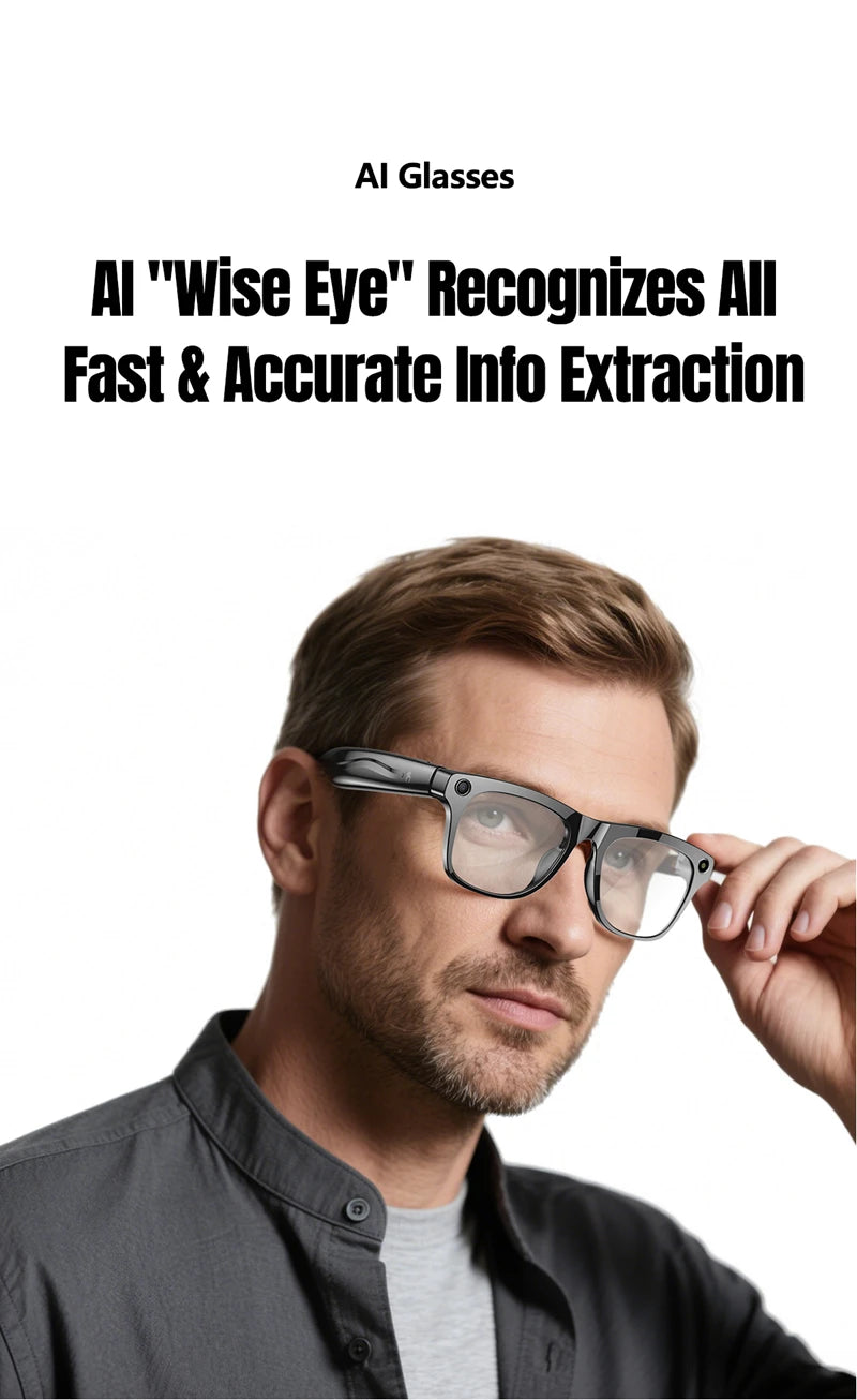 HD Camera 1080P AI Smart Glasses Multifunctional Variable color Bluetooth Call Voice Assistant Music Player Smart Translation - Image 10