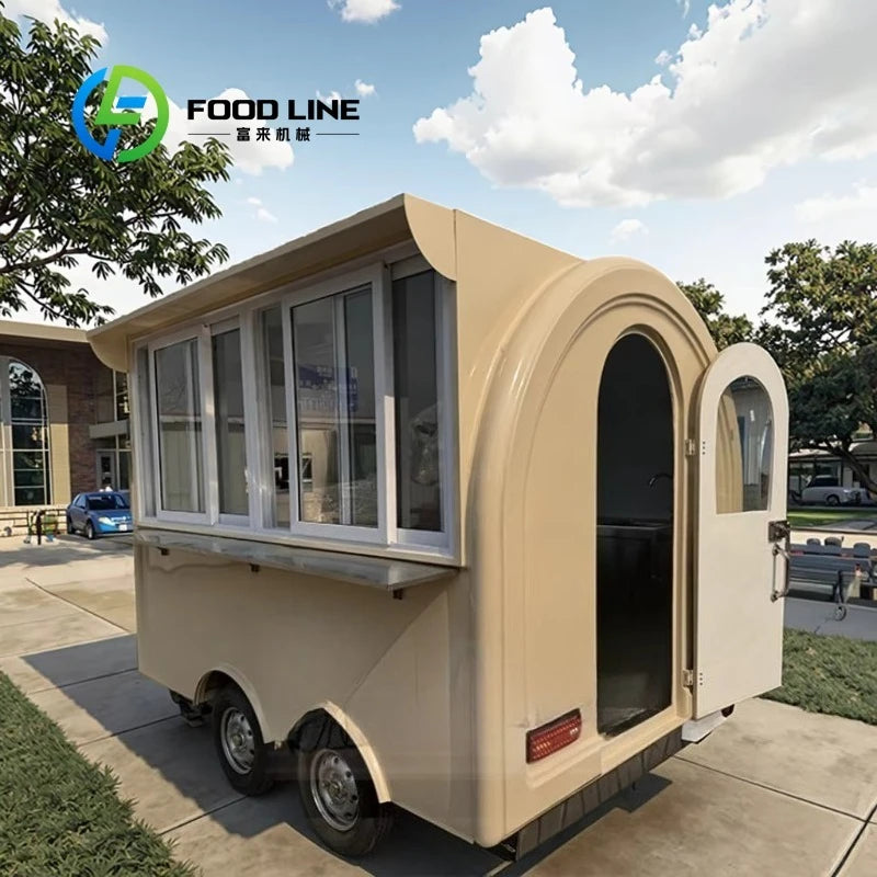 Commercial Food Truck Trailer Fully Equipped Multifunction Mobile Kitchen Customized - Image 3
